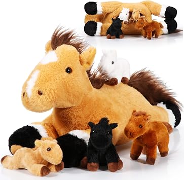 Horse Plush with Baby main image 1