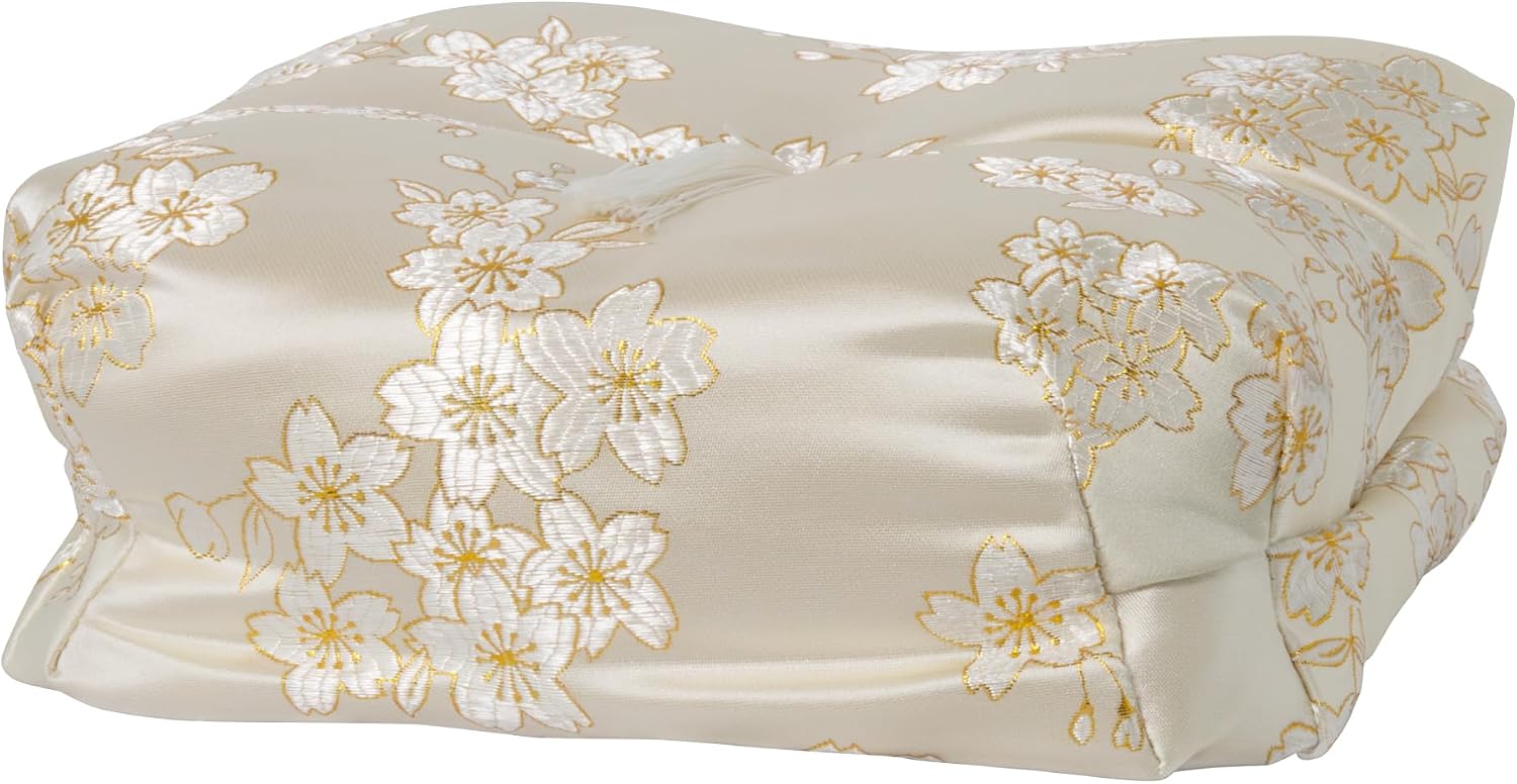 赤澤朝陽 AKAZAWA CHOYO Octagonal Rin Cushion (Bell Cushion Only) - Compact Design for SGI Members' Butsudan (Japanese Buddhist Altar) (Small (5.9" × 5.9")) (Small (5.9" × 5.9"))