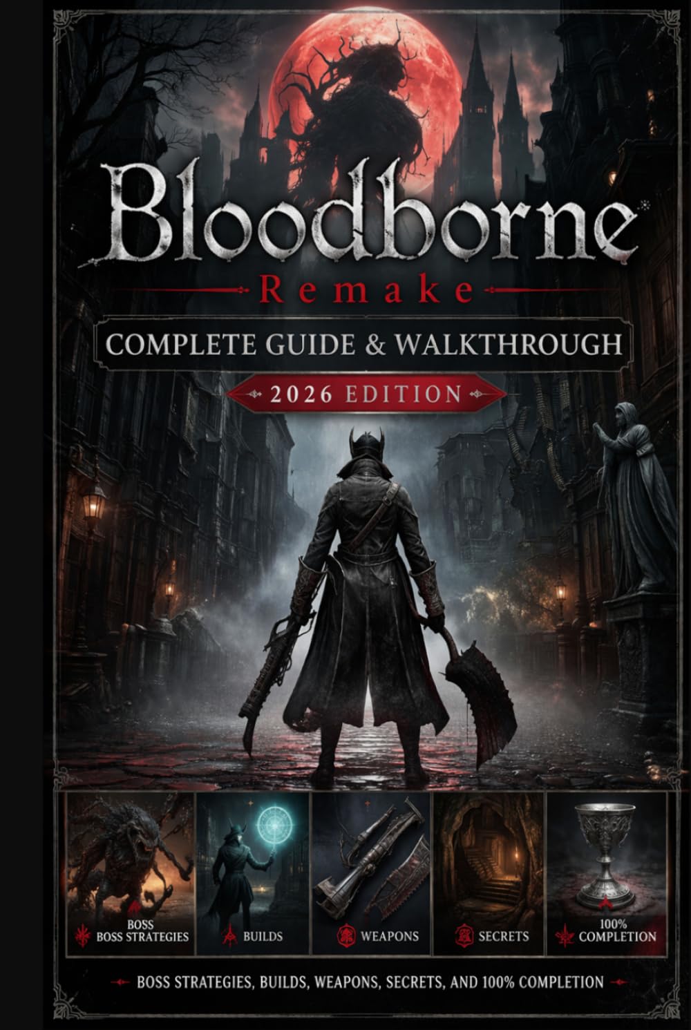 Bloodborne Remake Complete Guide & Walkthrough (2026 Edition): Boss Strategies, Builds, Weapons, Secrets, and 100% Completion