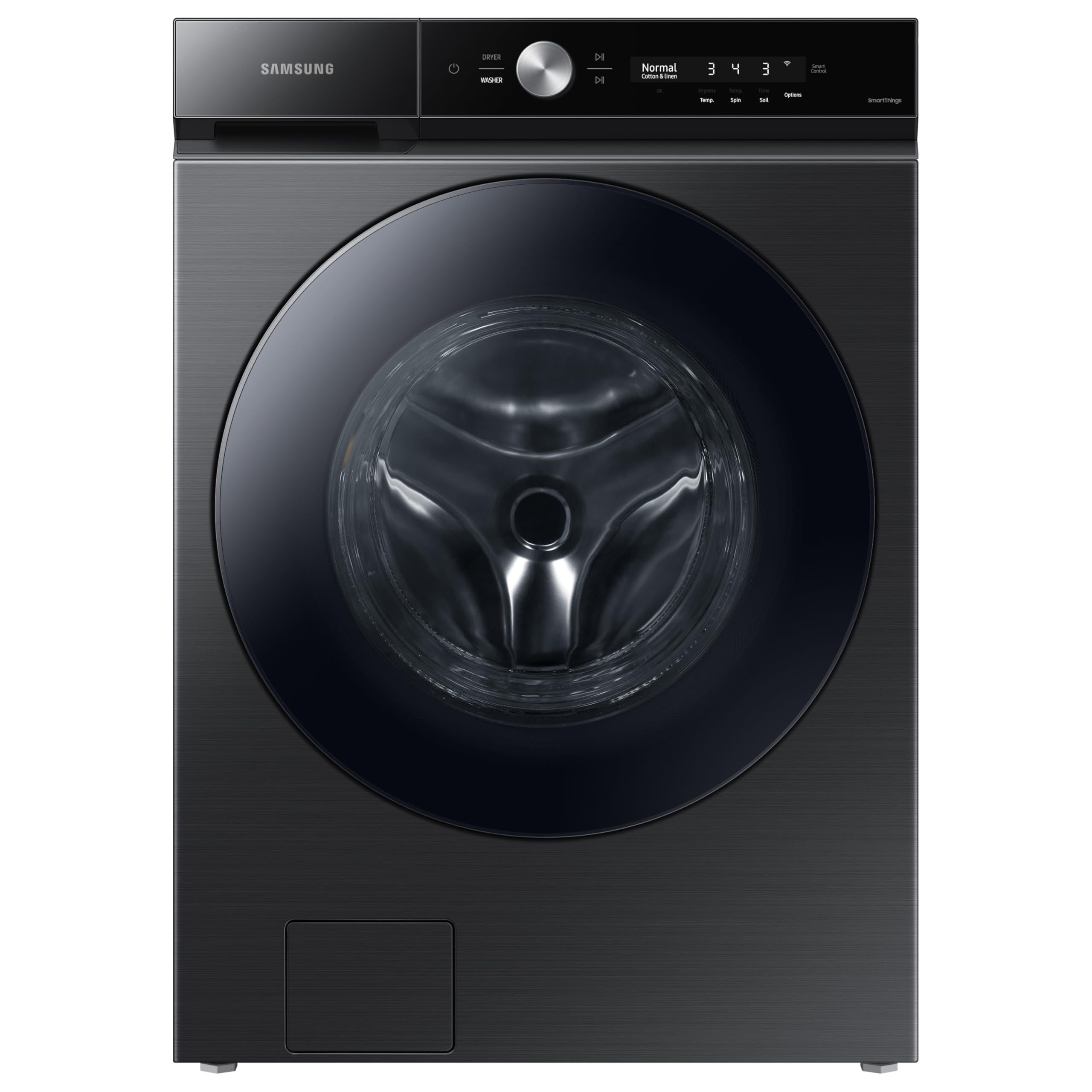 Samsung WF53BB8700AVUS Bespoke 5.3 cu. ft. Ultra Capacity Front Load Super Speed Wash and AI Smart Dial Washer