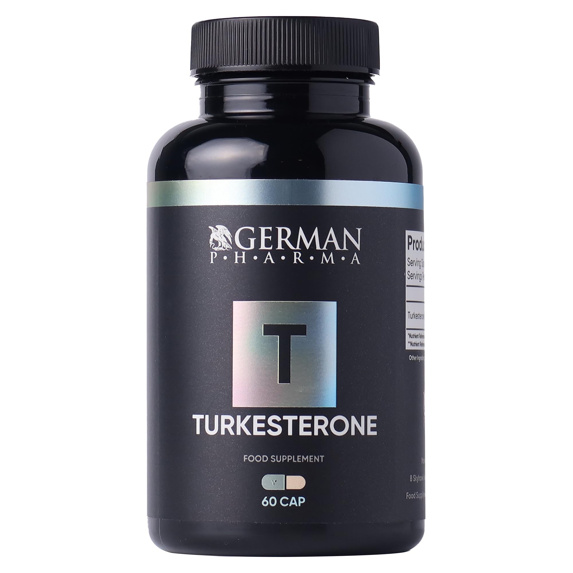 Turkesterone 250mg, Ajuga Turkestancia Extract for Muscle & Strength, 60 Vegetarian Capsules - Made in The UK