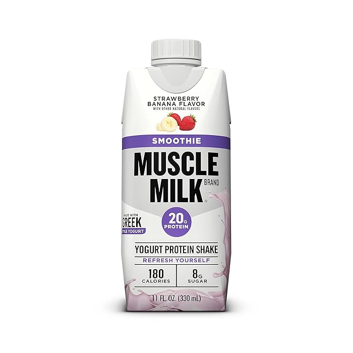 Buy Muscle Milk Smoothie Protein Yogurt Shake, Strawberry Banana, 20g