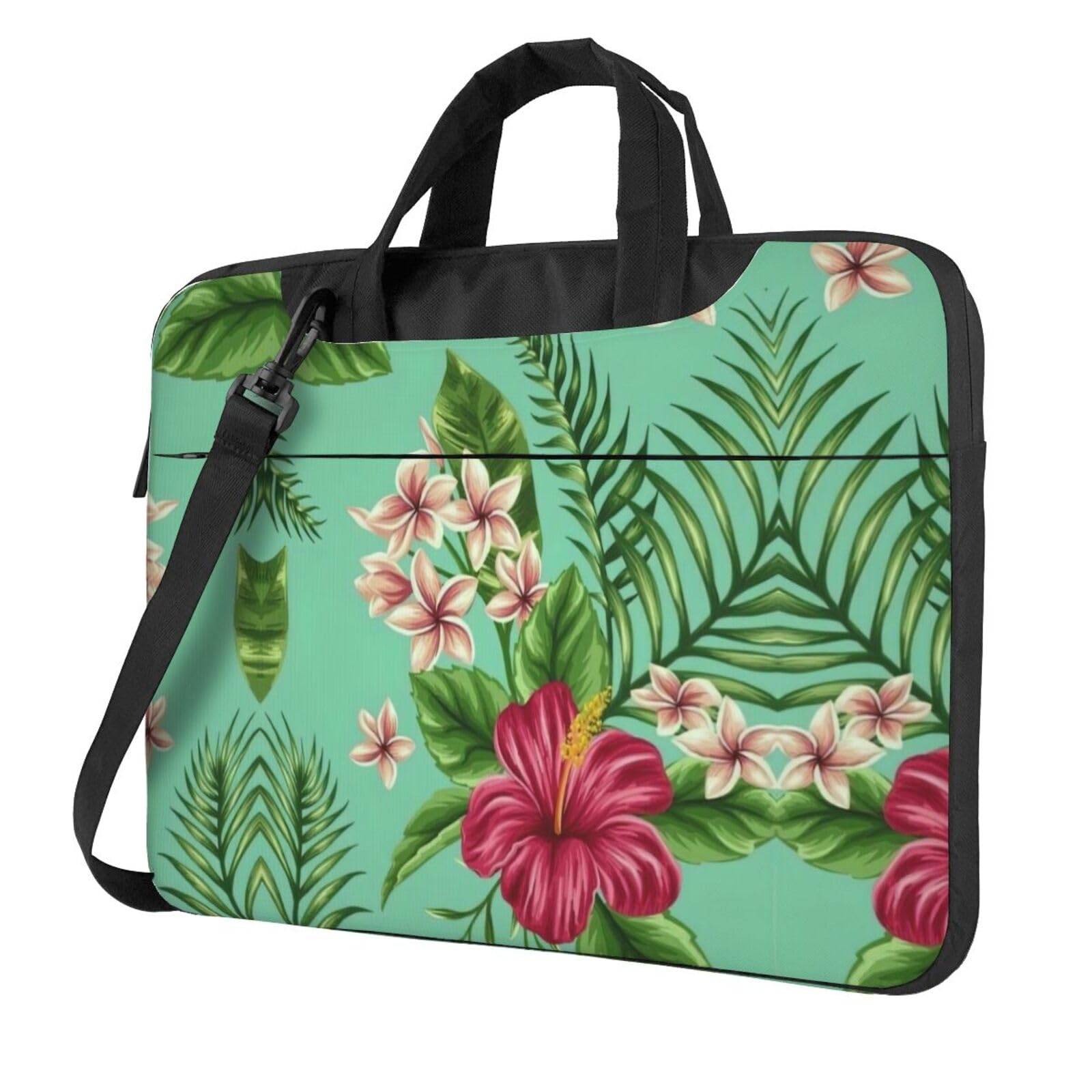 Sacoche pour ordinateur portable rembourrée avec bandoulière confort motif floral - 8