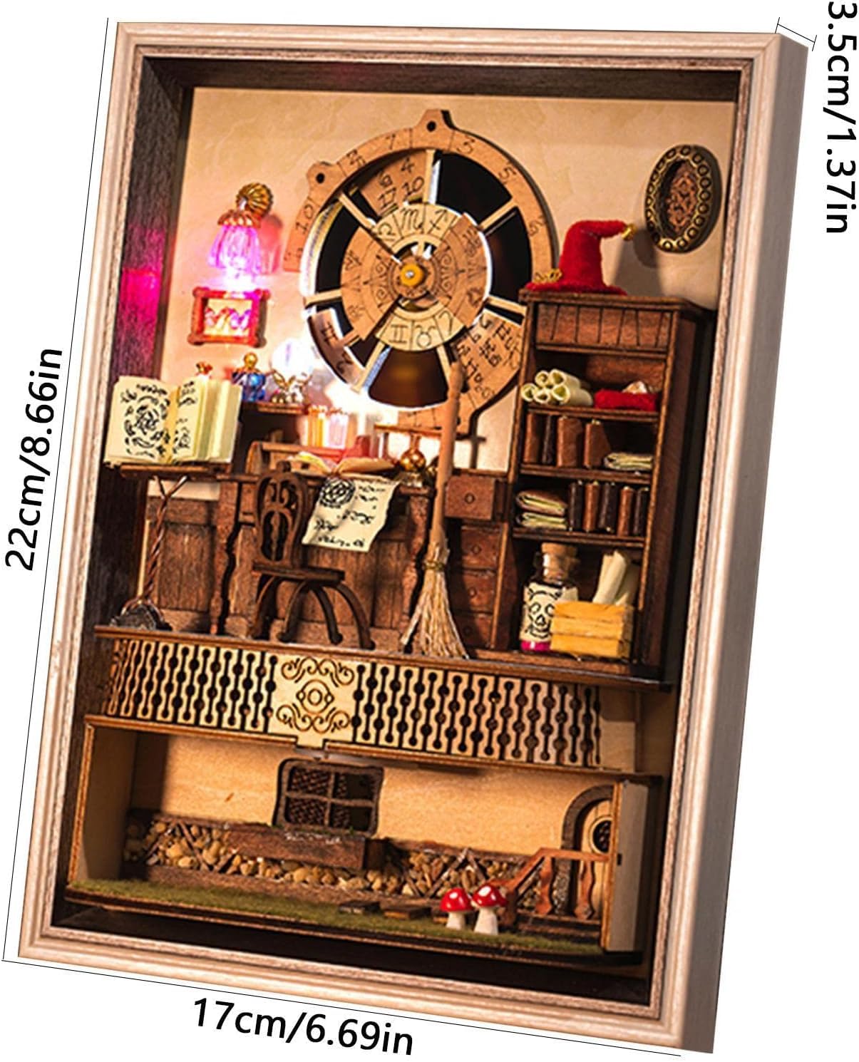 フランスブロカント ミニチュア　ドールハウス　フレーム Amazon | ミニチュア DIY ハウス フレーム キット, ロマンチックな