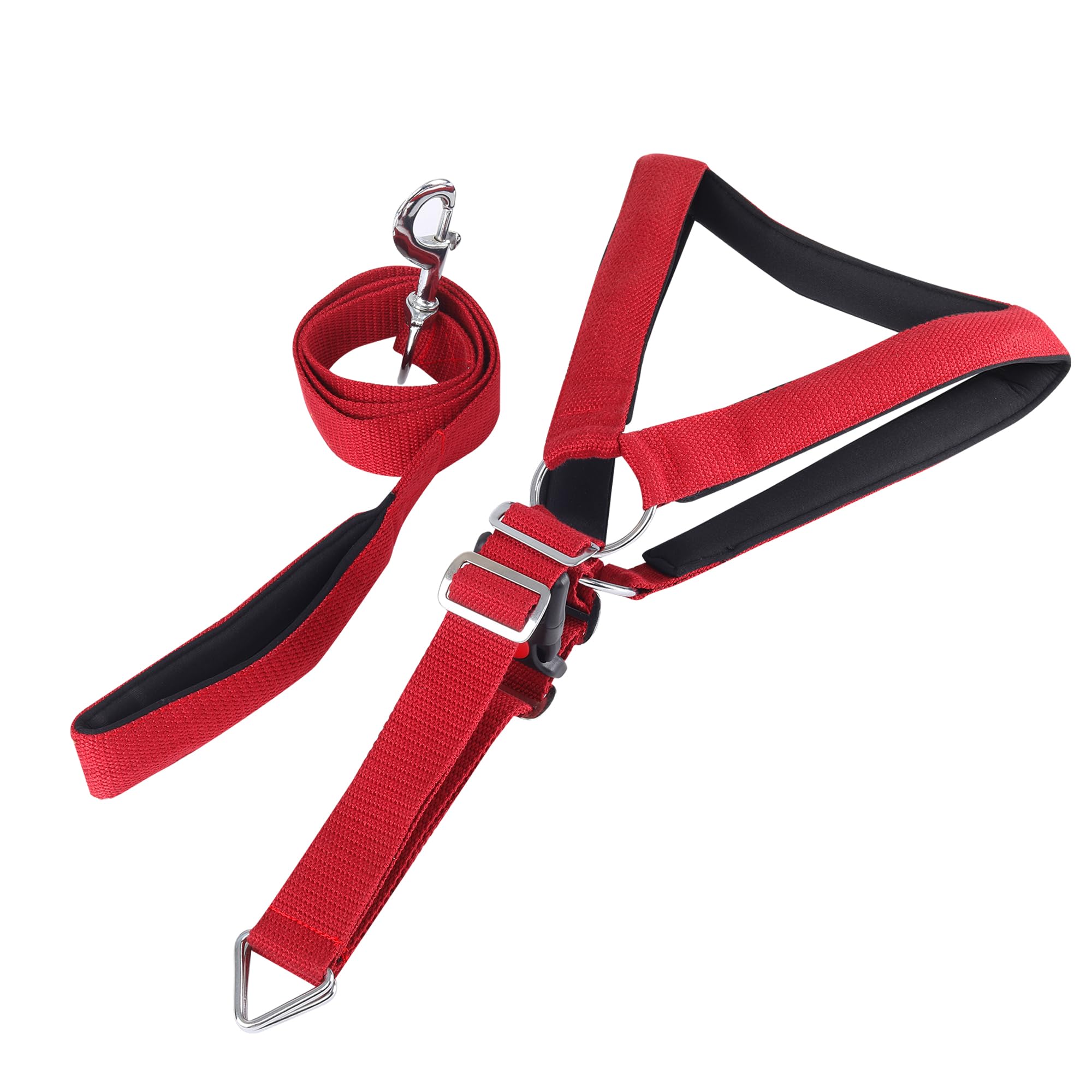 Roccos Adjustable Dog Harness for Large to Xtra Large Dogs, Basic Halter, Red (B0D7HH8ZMM) Amazon Price History, Amazon Price Tracker