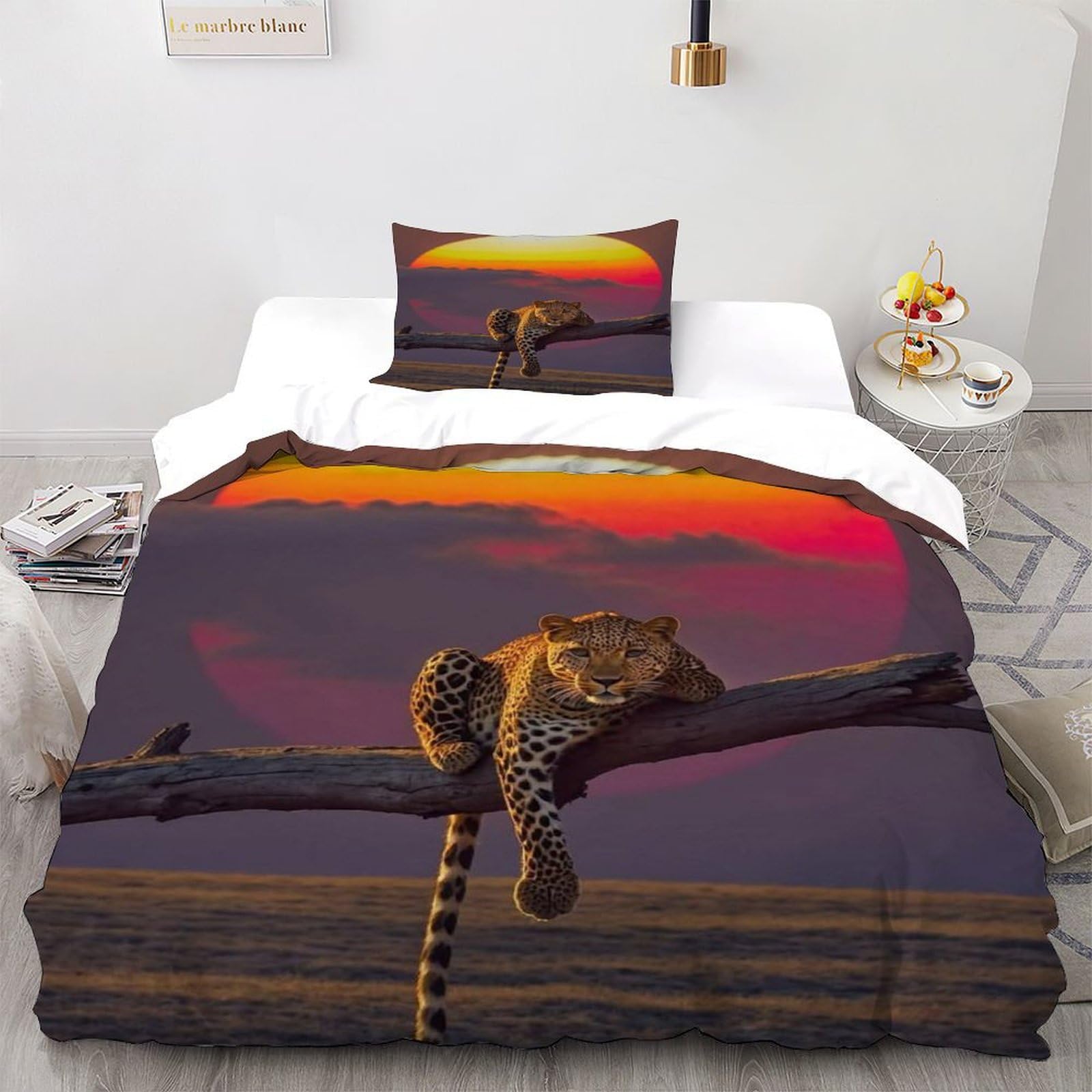 Housse de couette chat 135x200 cm pour créer une ambiance cocooning dans votre chambre