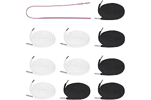 10 Pieces Drawstring Cords with Easy Threaders