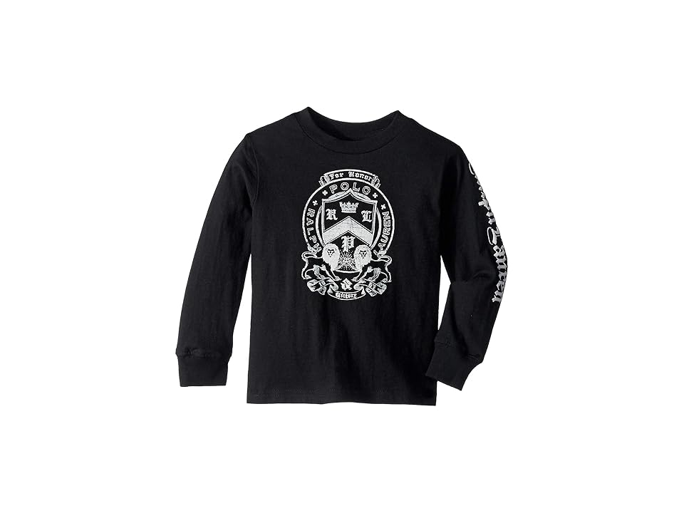 

Polo Ralph Lauren Kids Cotton Jersey Graphic T-Shirt (Toddler) (Polo Black) Boy's T Shirt