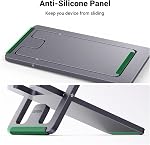 UGREEN Support de téléphone, Support réglable entièrement pliable pour bureau, en aluminium compatible avec iPhone 17 16 15 14 13 12 Pro Max, Galaxy S24 S23 Ultra, Téléphones 4.7 à 7.9 1 cm