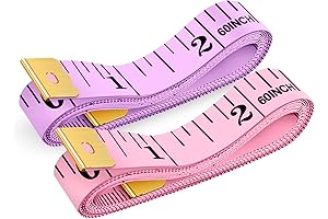 Ergonomic iBayam Soft Measuring Ruler: Pastel Purple