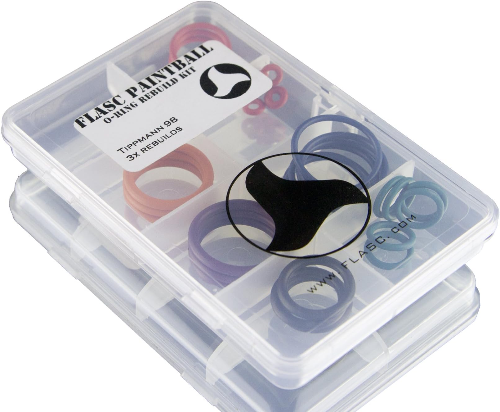 Tippmann 98 3X Color Coded Paintball o-Ring Rebuild kit by Flasc Paintball