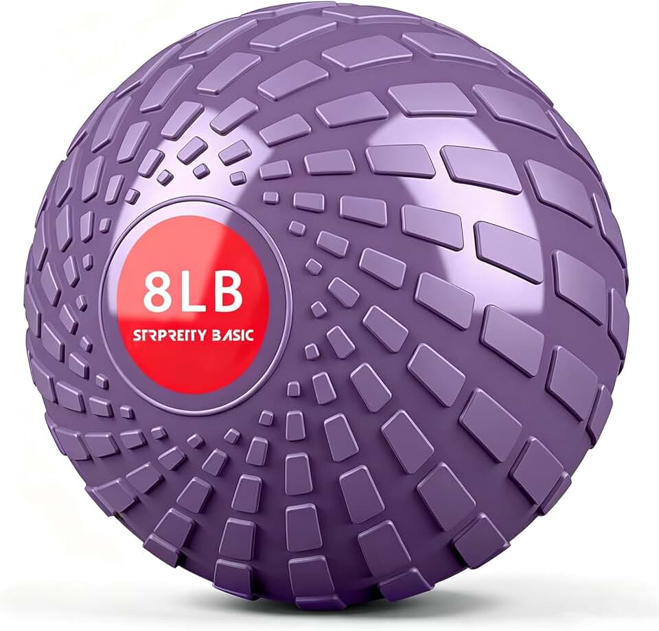 10 lbs Slam Ball, Tread Texture Medicine Weighted Balls Strength Workouts product photo