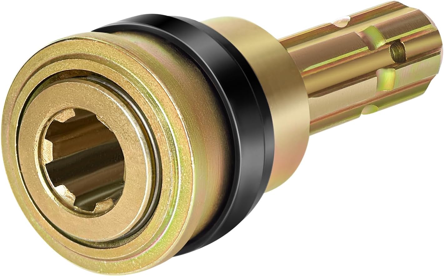 New Upgraded Heavy Duty PTO Extender Adapter for Tractor PTO Shaft Extension 1-3/8" 6 Spline Female，1-3/8"6 Spline Male,Quick Connect Adapter,75HP