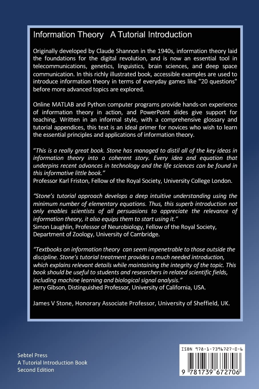 Information Theory: A Tutorial Introduction (2nd Edition) - Image 2