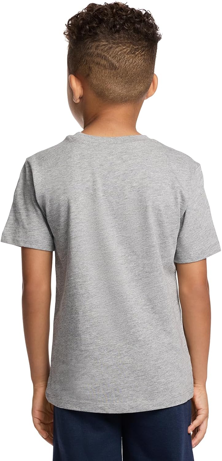 Messi Boys' Lifestyle Short Sleeve T-Shirt, Slim-fit Graphic Tee, Cotton Blend Fabric