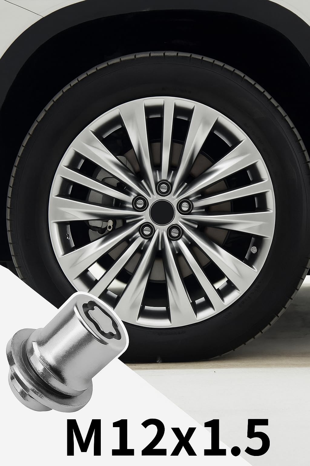 TOYOTA CAR LOCK タイヤロック Amazon.com: Wheel Lock Lug Nut Set M12x1.5, Anti-Theft Wheel Locks