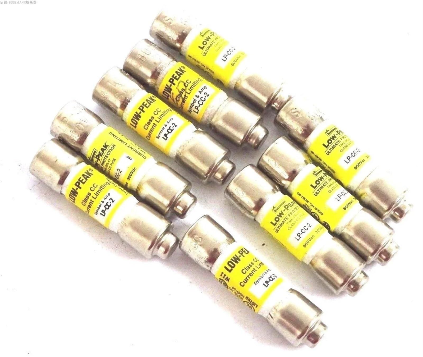 Fusible LP-CC-30 30A 600VAC pour temporisation de circuits électriques 10x38mm