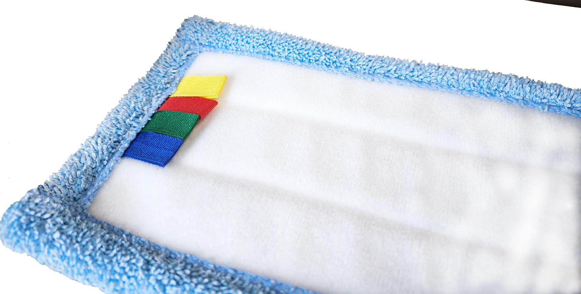 10 FRANGES MICROFIBRE EPAISSE AUTO-AGRIPPANTE 40 CM QUALITE PROFESSIONNELLE STEVER PRO - GRANDE ABSORPTION POUR BALAI SERPILLERE AVEC SUPPORT AUTO-AGRIPPANT