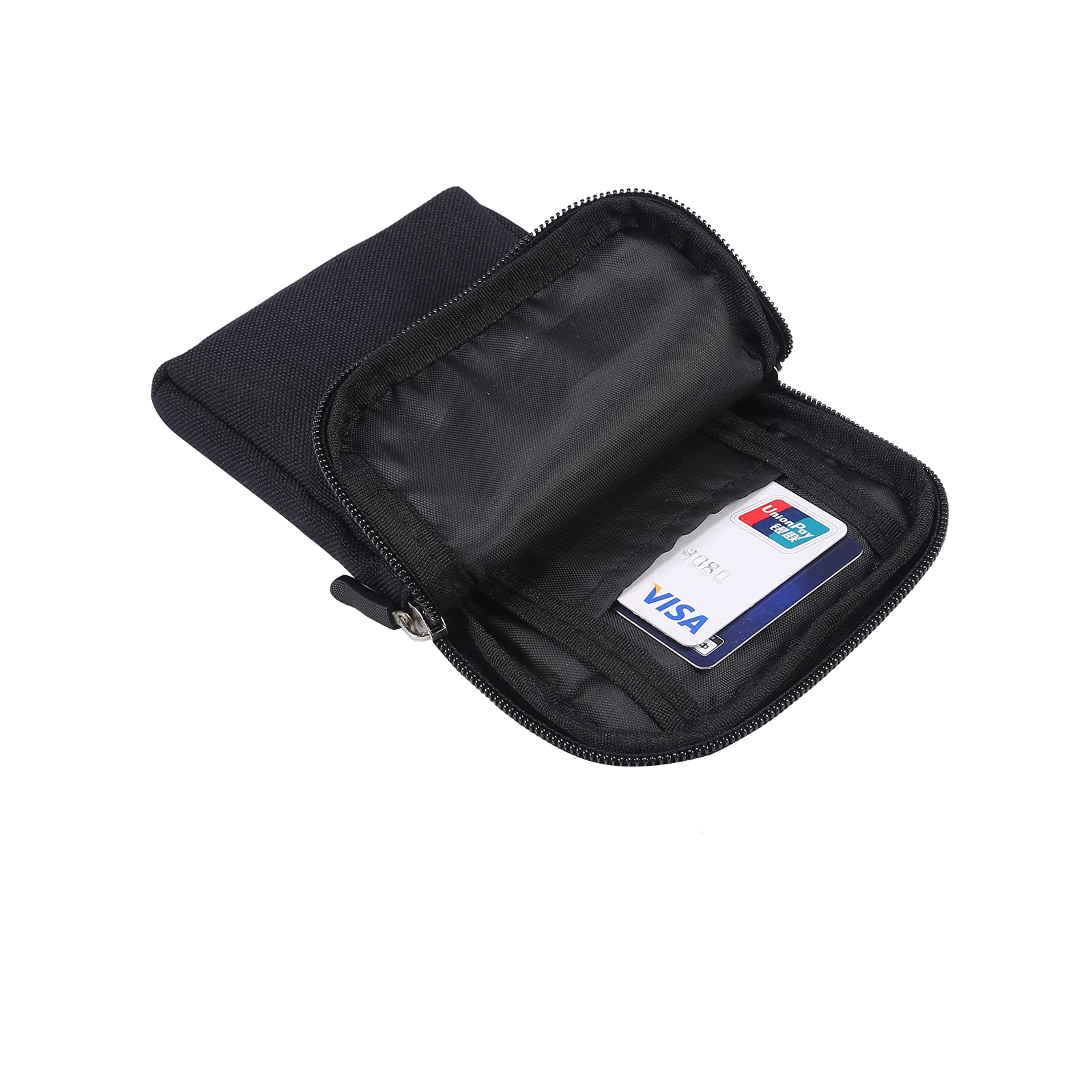 KQDRAVINE 7 inch mobiele telefoonhoes om te hangen, 3-laags zakken, mobiele telefoontas om te hangen, heren handtassen, kleine schoudertas voor heren, met afneembare en verstelbare schouderbanden