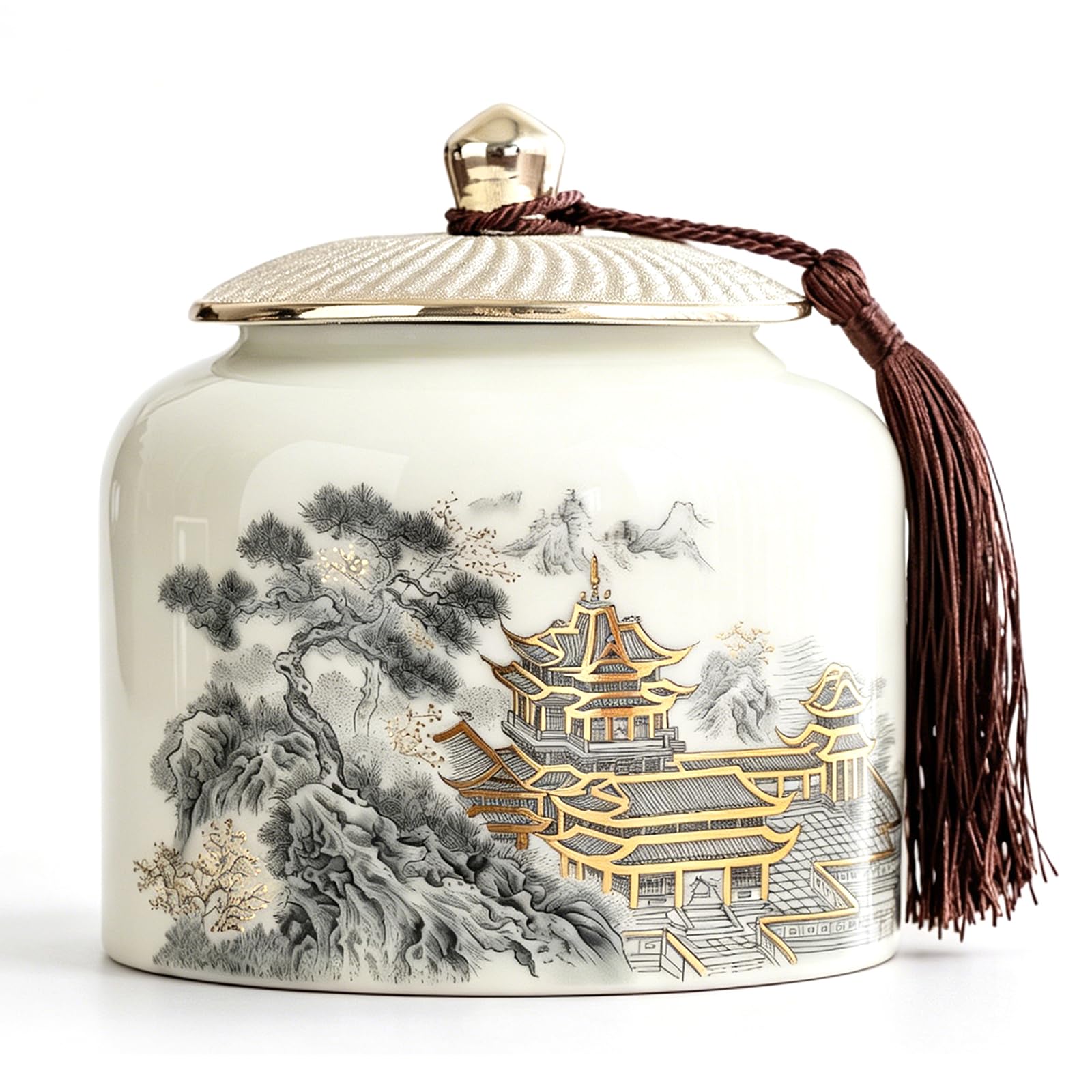 DQZRTUECA Ceramic Storage Jar Airtight Lid