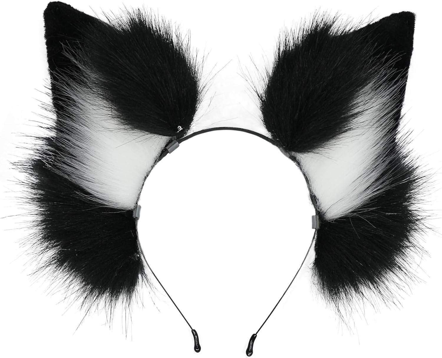 Fox Ears Headwear Anime Faux Fur Animal Ears Headband for Halloween Cosplay Party Dress Up Events
