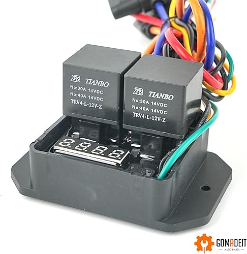 Miniatura 6 de GOMADEIT Controlador de ventilador eléctrico compatible con Honda Accord Civic Ford F-350 Mondeo Mazda 929 Suzuki Swift Nissan Patrol Controlador de