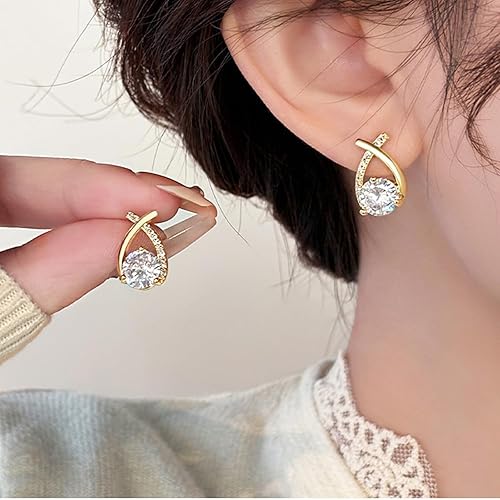 Miniatura 2 de Aretes de drenaje de desintoxicación linfática Aretes de aro huecos de acupresión de actividad linfática con germanio para mujeres en Prime