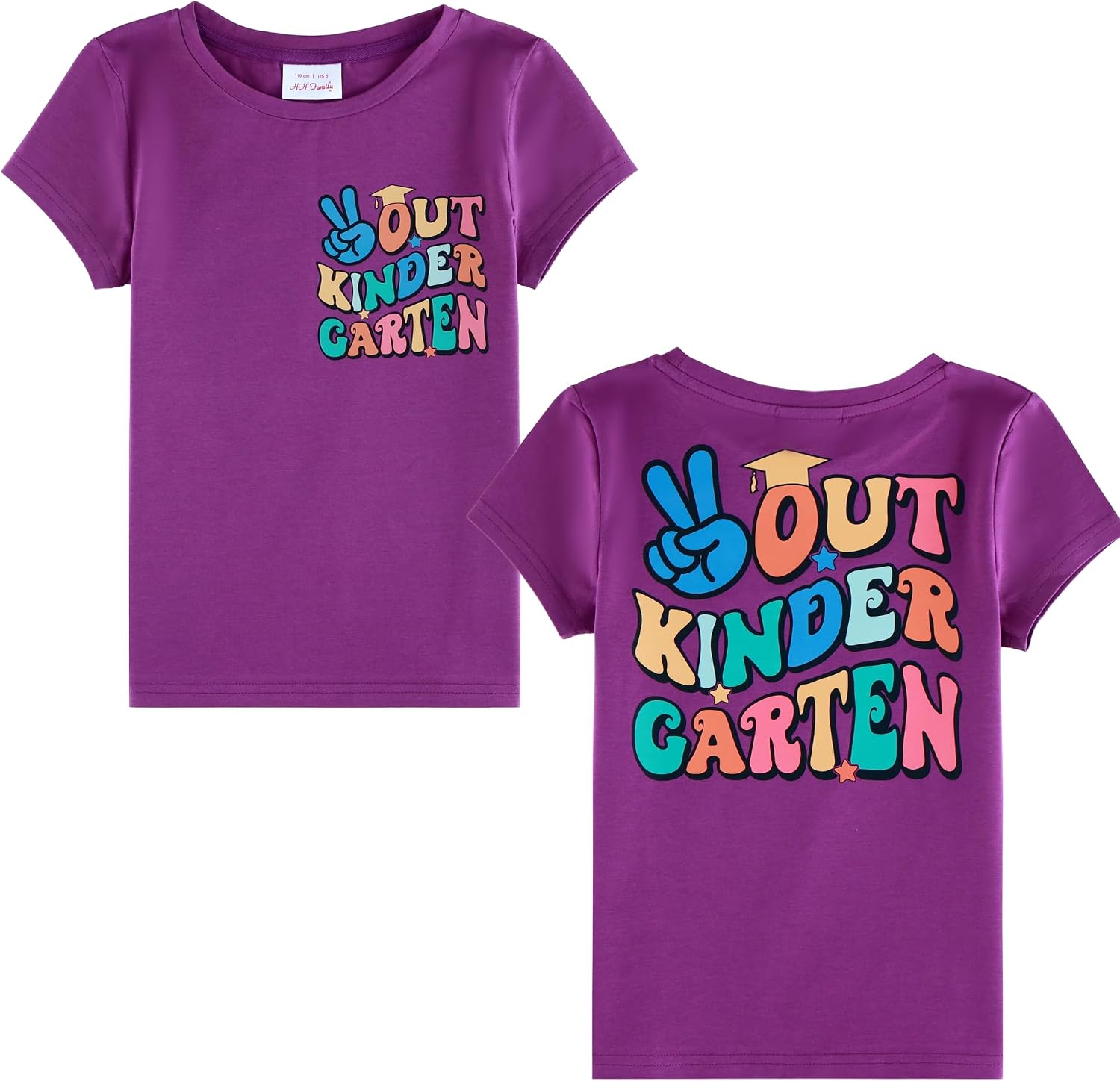 Kindergarten Graduation Shirt Kids Kindergarten Graduation Gifts for Girls T-Shirt Top
