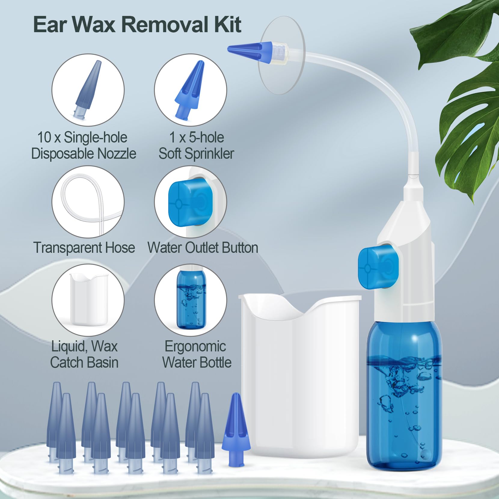 Kit De 6 Outils Pour Enlever Le Cérumen - Cure-oreille Nettoyage Hygiène - Neuf Générique
