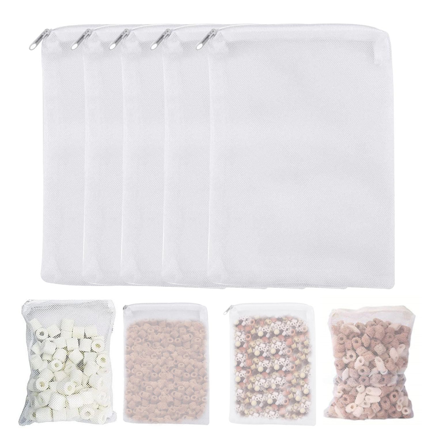 See full amazon price history chart for COLOURFUL - Aquarium Filter Media Bags | Mesh Nylon Filter Media Net Bags with Plastic Zipper for Activated Carbon, Ammonia Remover, Ceramic Rings, Bio Balls (Set of 5, White) COLOURFUL - Aquarium Filter Media Bags | Mesh Nylon Filter Media Net Bags with Plastic Zipper for Activated Carbon, Ammonia Remover, Ceramic Rings, Bio Balls (Set of 5, White) (B0CDVD63YZ) Amazon Price History, Amazon Price Tracker