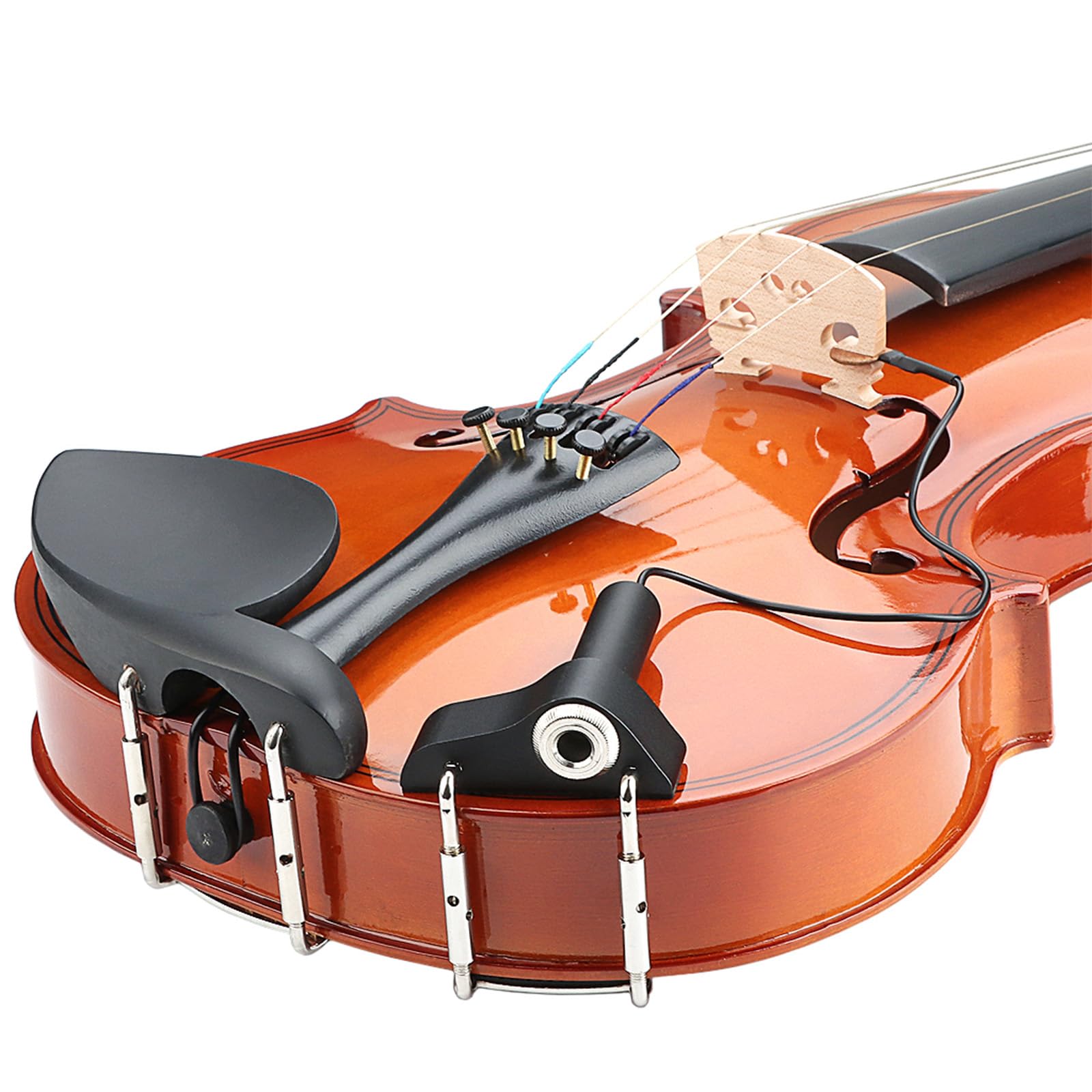 Portatile Piezo Violino Pickup Suono Acustico Violino Ponte Pickup Strumento Musicale Pickup Per Strumento A Corda Violino