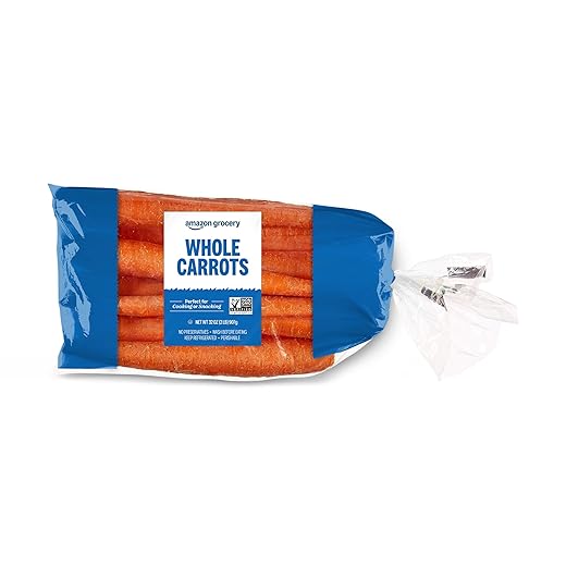 Amazon Grocery, Whole Carrots, 2 Lb (Previously Amazon Fresh, Packaging May Vary)
