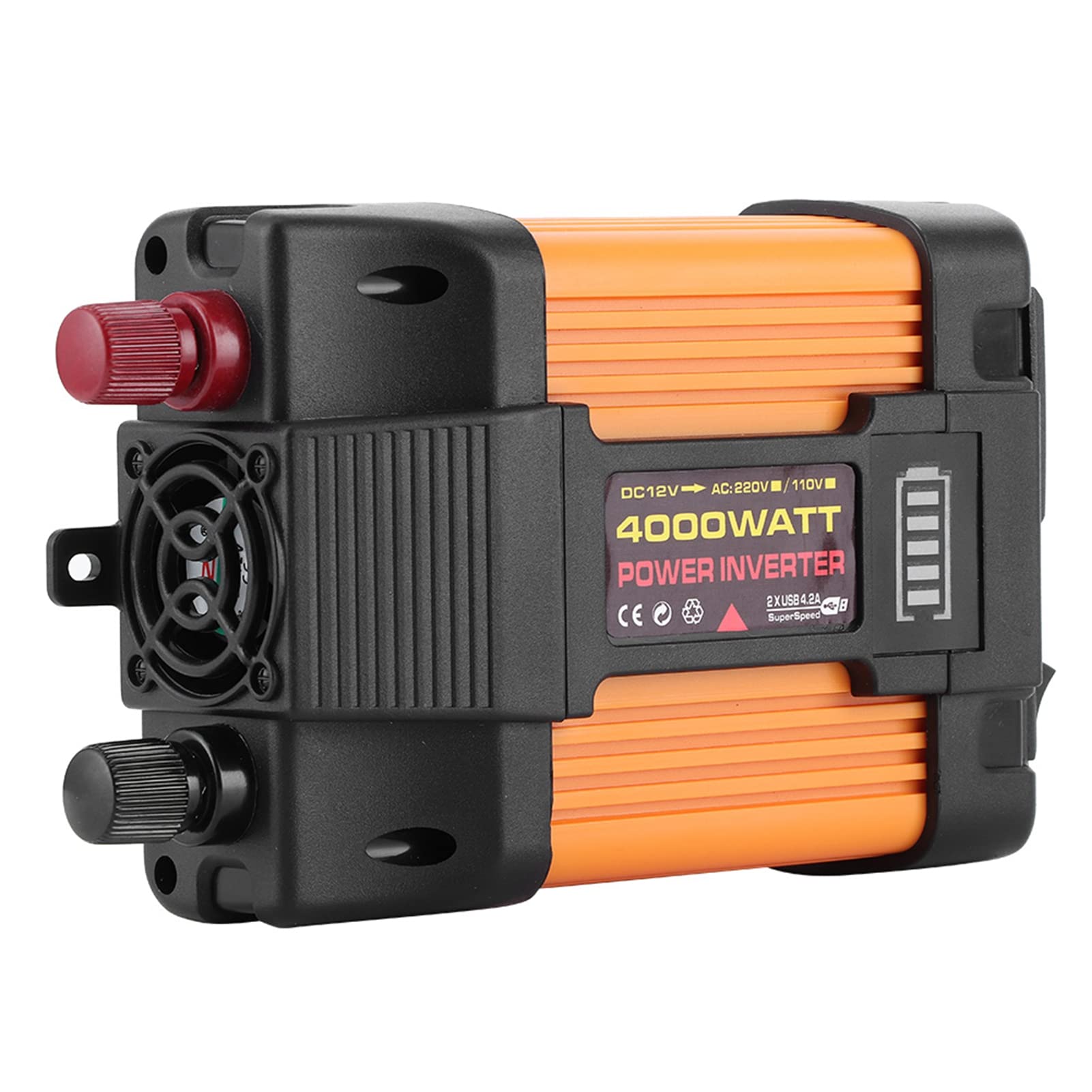 Inwerter Samochodowy 4000W z Dwoma Portami USB Zmodyfikowany