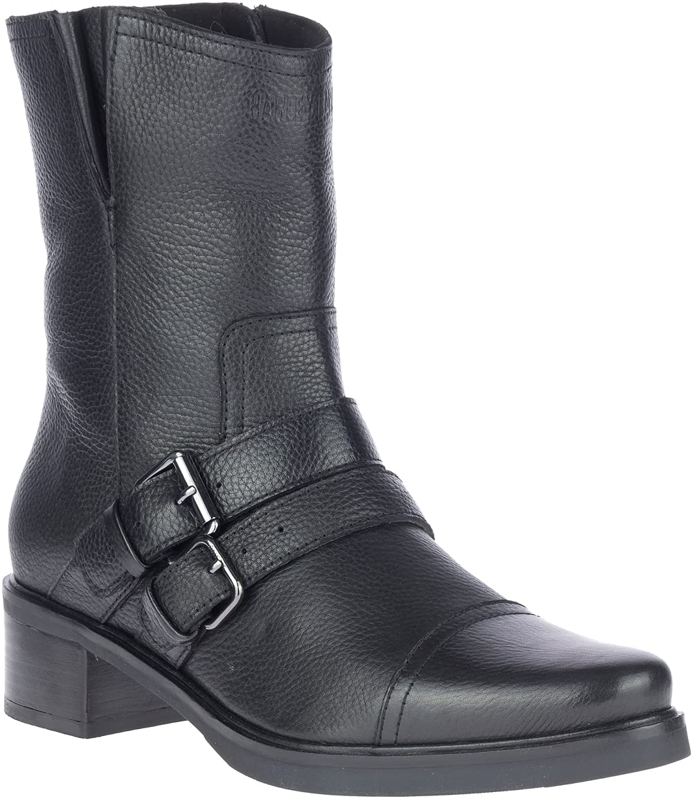 HARLEY-DAVIDSONFOOTWEAR womens JERILYN DBL BUCKLE Motorcycle Boot