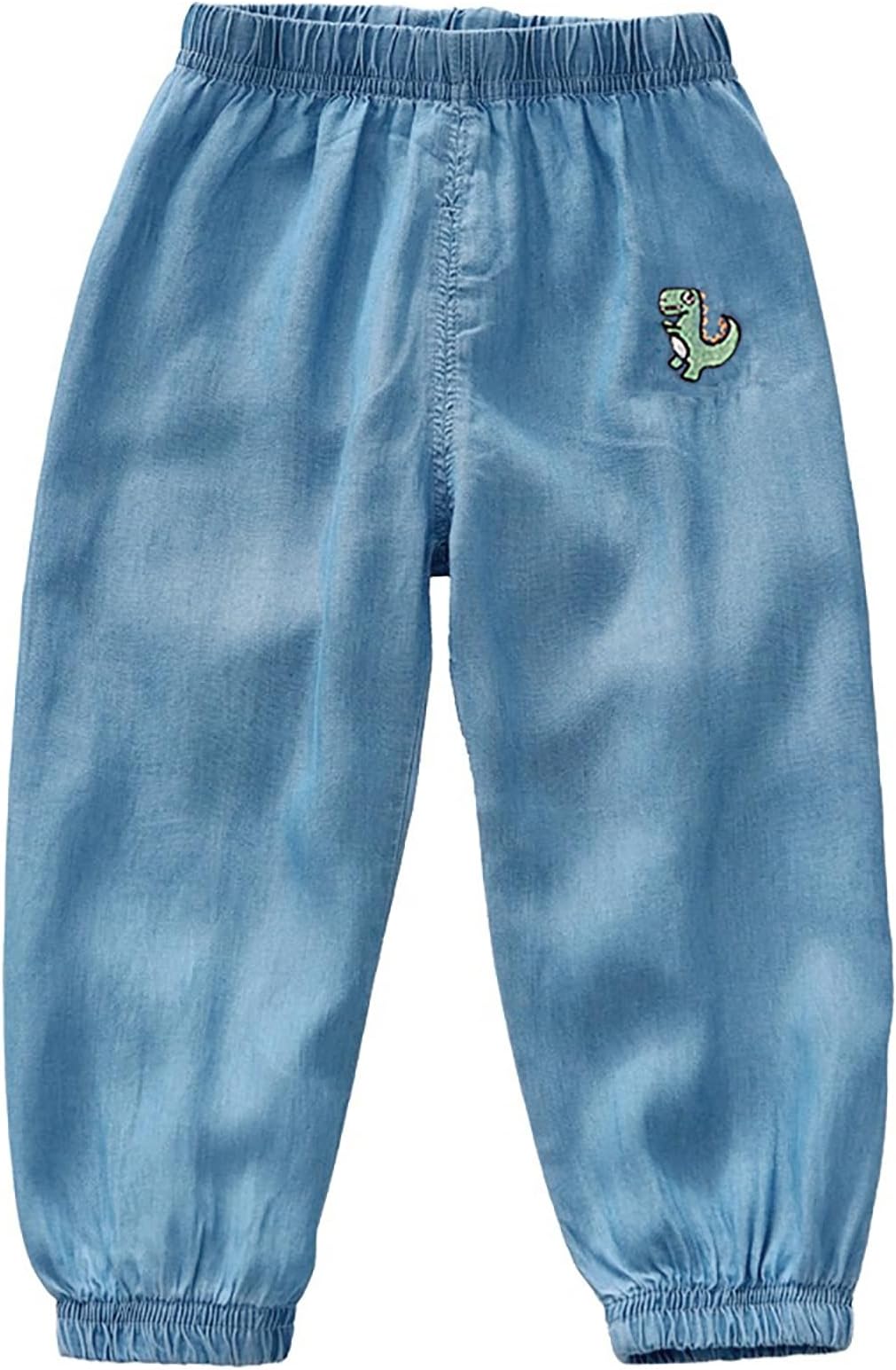 kolallyBoys Lightweight Athletic Blue Pants for Toddler Baby Boys' Sweatpants with Elastic Waist Jogger Pants