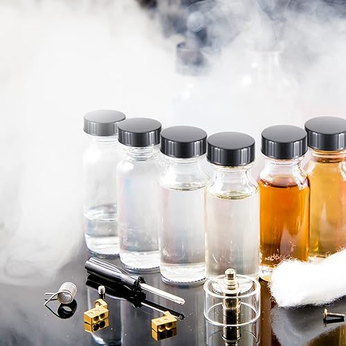 Miniatura 6 de Tapas de rosca de sello de polietileno de 1.496 pulgadas, tapas de plástico, botellas de cerveza redondas de vidrio ámbar Boston, tapa de cono de