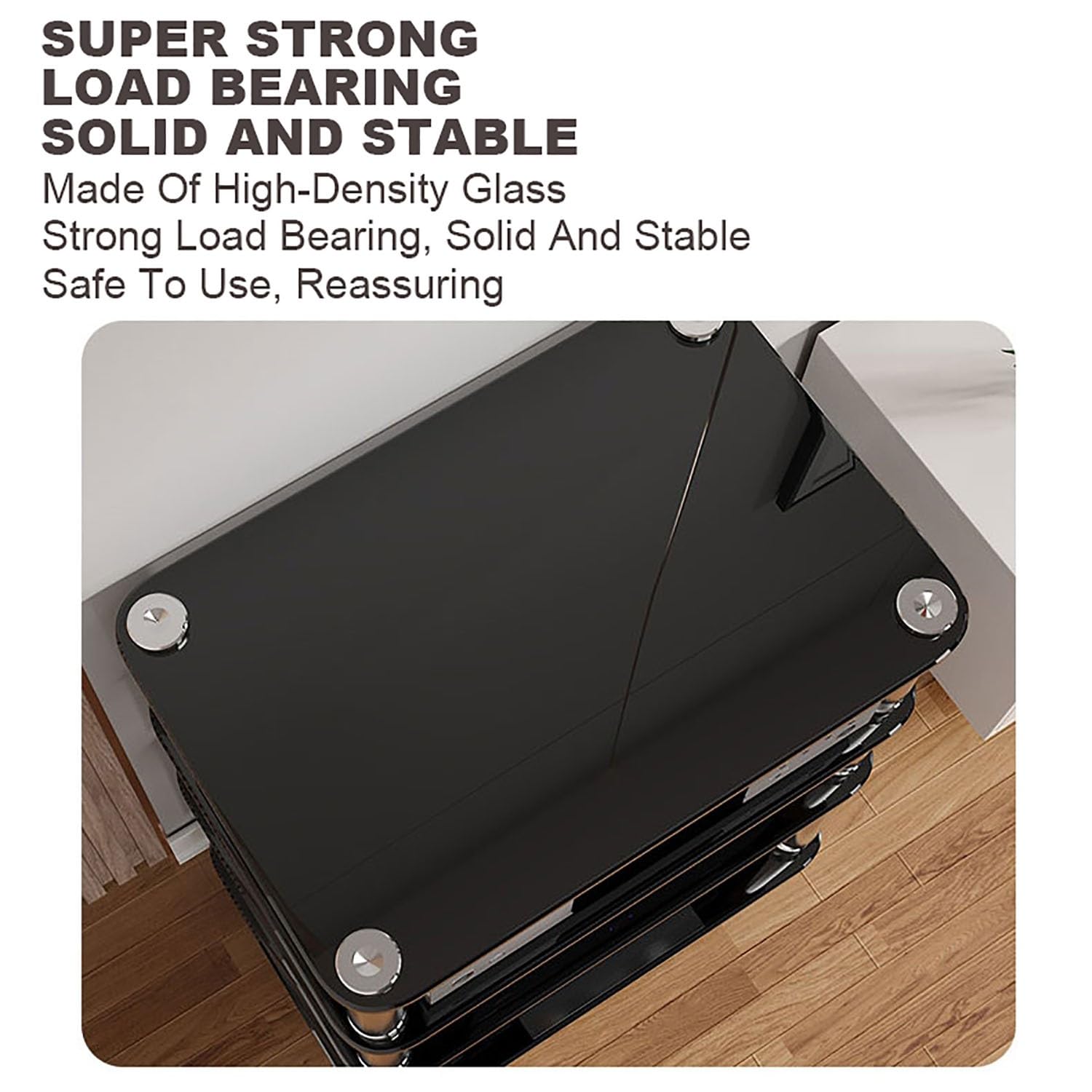 Mobile porta TV multifunzionale, moderno ripiano per videogiochi e mobiletto per CD/DVD, facile da montare, angolare, ideale per soggiorno, home theater e studio di registrazione (bianco, 60x40x5 cm