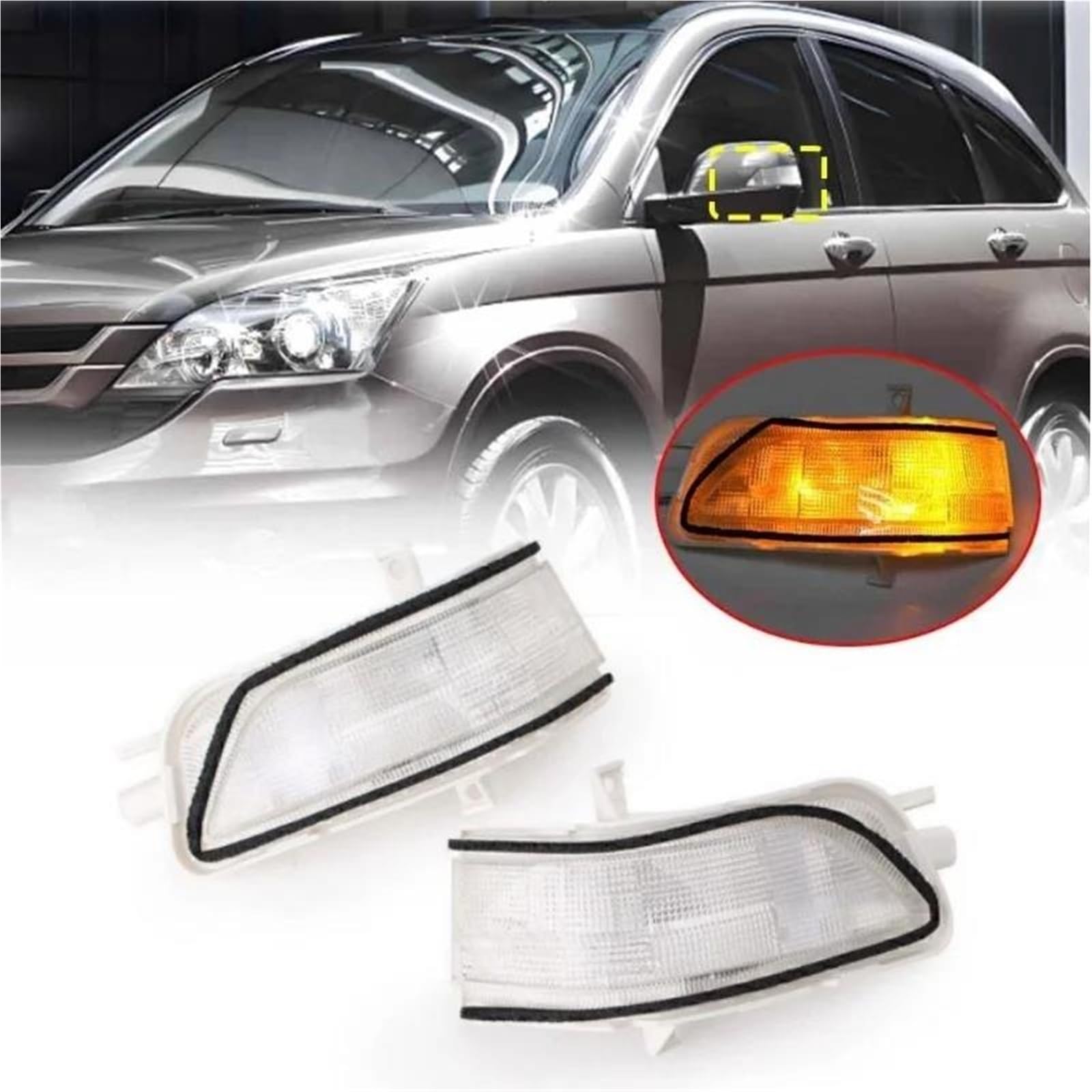 Para CRV RE1 RE2 RE4 2007-2011 Luz De Giro Para Espejo Retrovisor