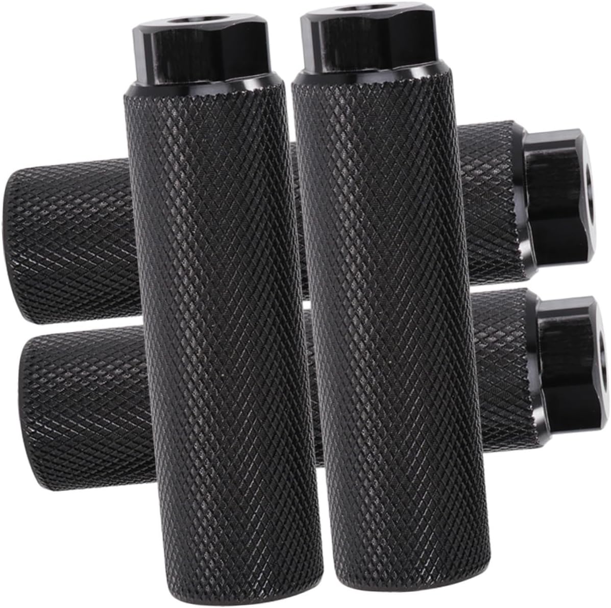 4pcs Anti-Slip Bike Pegs Heavy-Duty Rear Foot Pedals for Mountain and Road Cycling Durable Replacement Accessories for Enhanced Stability and Support
