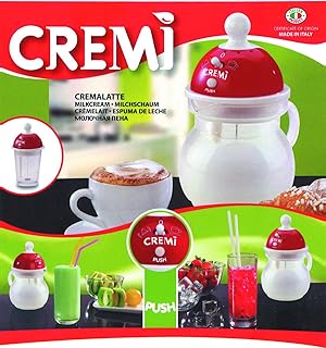 Cremalatte montalatte milkcream CREMI' - Funzionamento a batteria -  per crema latte cappuccino o creme a freddo