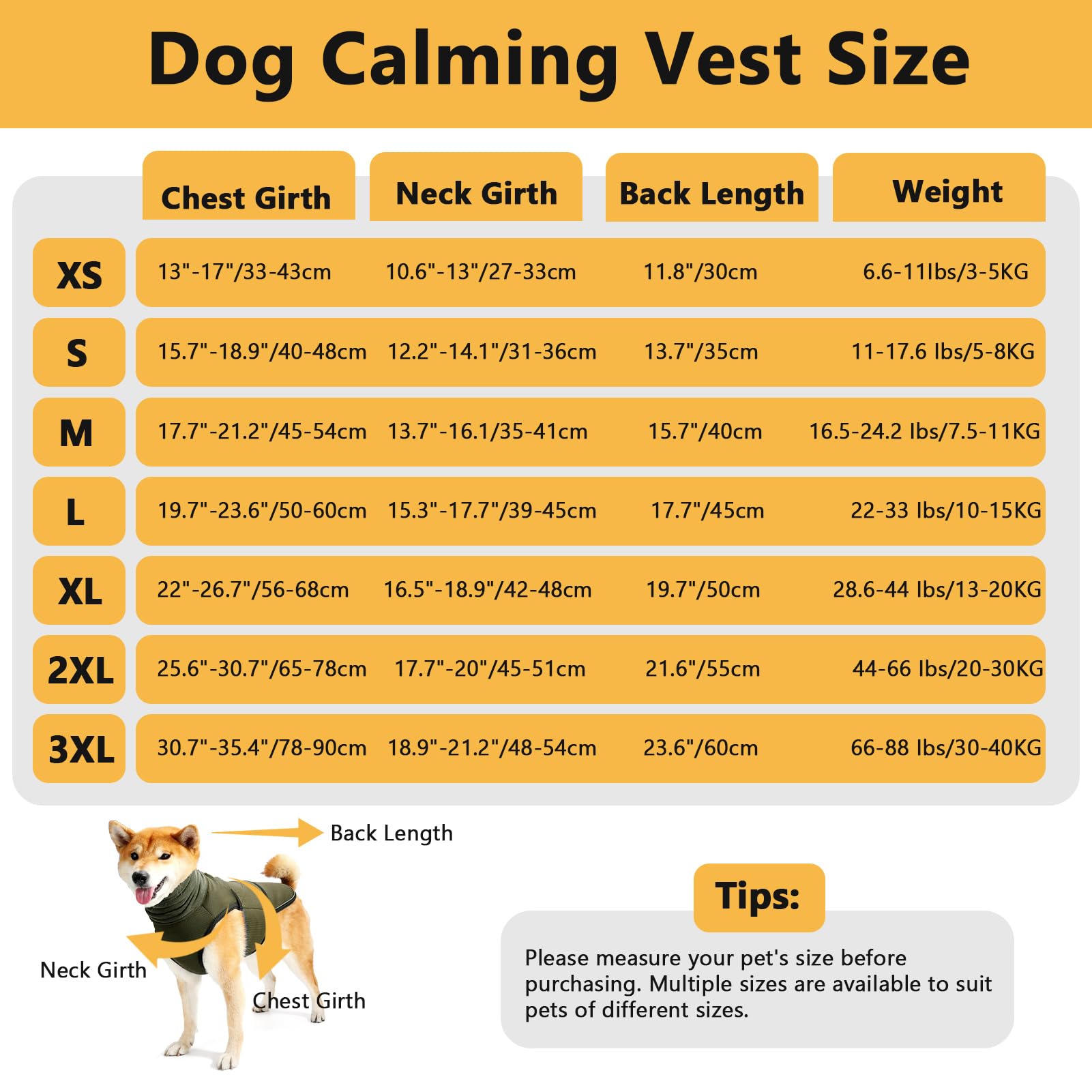 Hunde-Angstweste, reflektierende Angstweste für Hunde, atmungsaktive Hunde-Beruhigungsweste mit Kapuze, verstellbare Hunde-Angstjacke für Gewitter, Feuerwerk, Reisen, Tierarztbesuche (Grün, L)