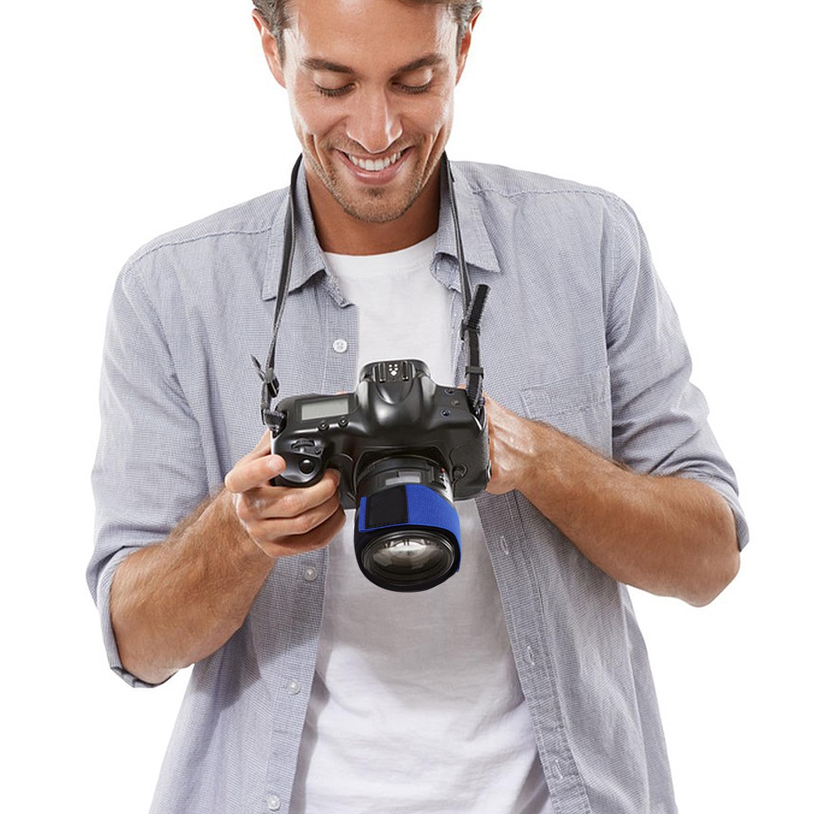 Chauffe-Objectif USB Portable pour Appareil Photo et Télescope avec Protection la Condensation, Tissu et Plastique, Réglage 3 Niveaux pour Photographie en Extérieur et Astronomie