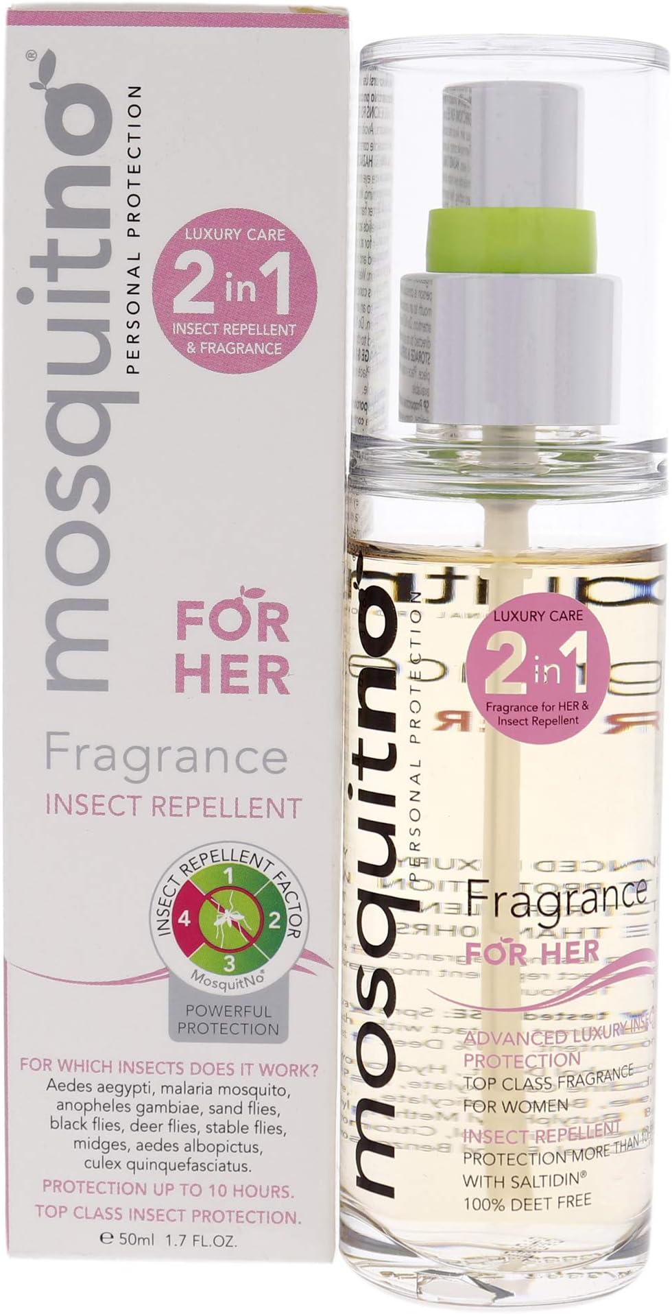 MosquitnoMosquitno Fragrance Her for Women 1.7 oz Body Spray