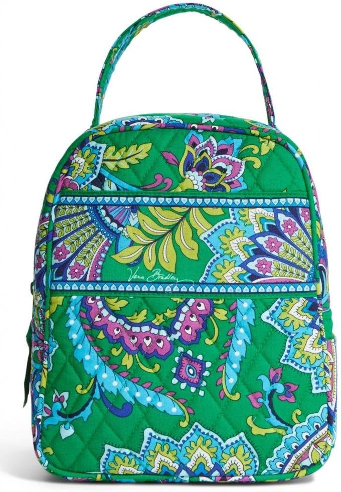 PHERAL FIT Vera Bradley Lunch Bunch Emerald Paisley