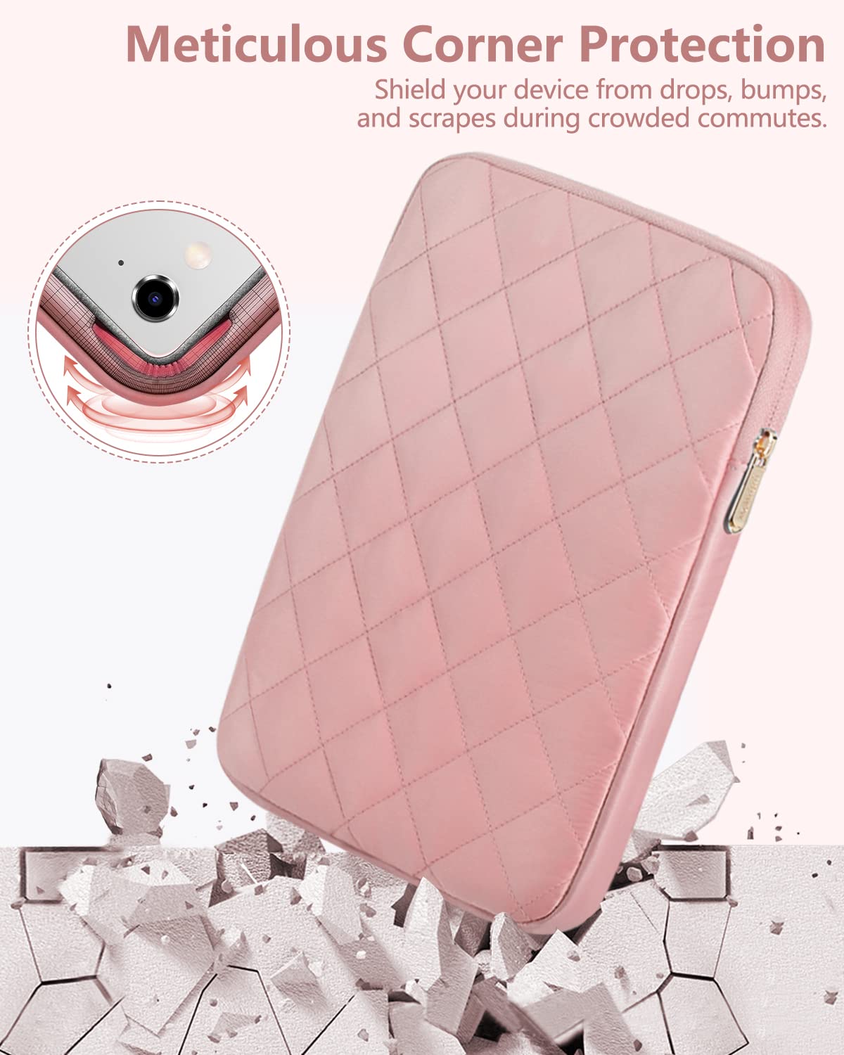 Housse De Protection Pour Tablette 9-11 Pouces - Compatible IPad, Samsung Galaxy - Multipoches