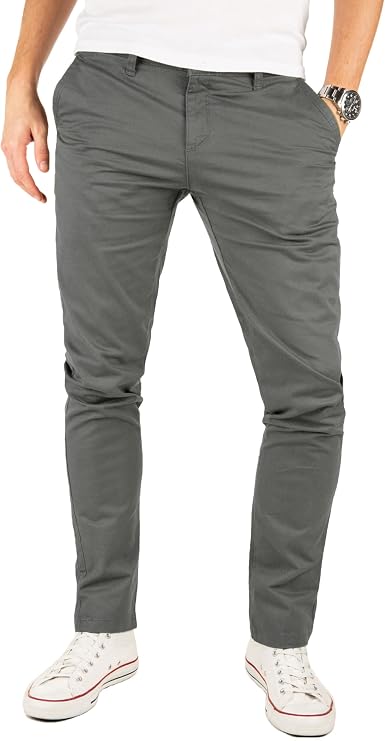 Yazubi - Pantalón Chino para Hombre - Modelo Kyle Slim Fit - Pantalón Chino con Elastano