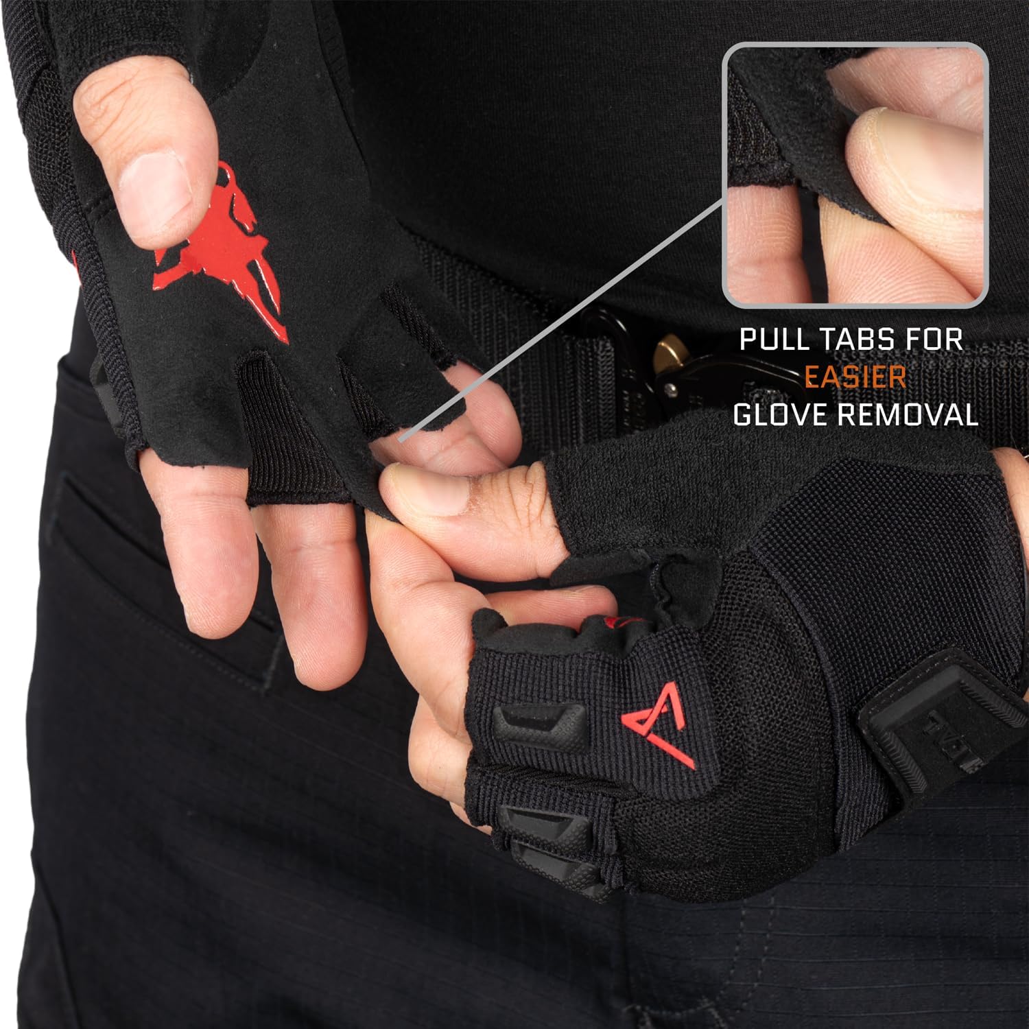 ACE Schakal Fingerless Tactical Gloves - Outdoor Glove for Airsoft and Paintball