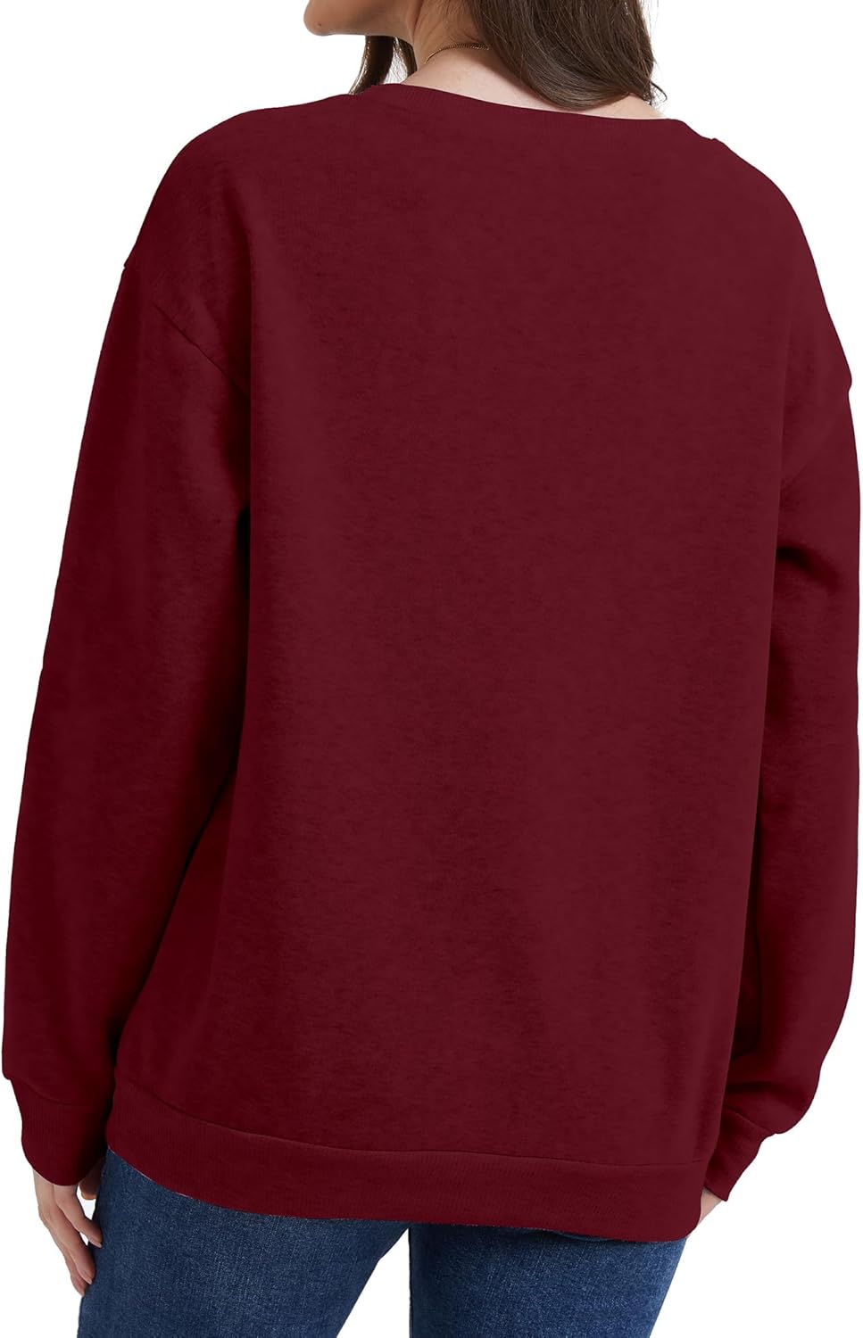 Womens Paw Sweatshirt Long Sleeve Dog Mom Shirt Crewneck Pullover Dog Lover Sweatshirts - Image 6