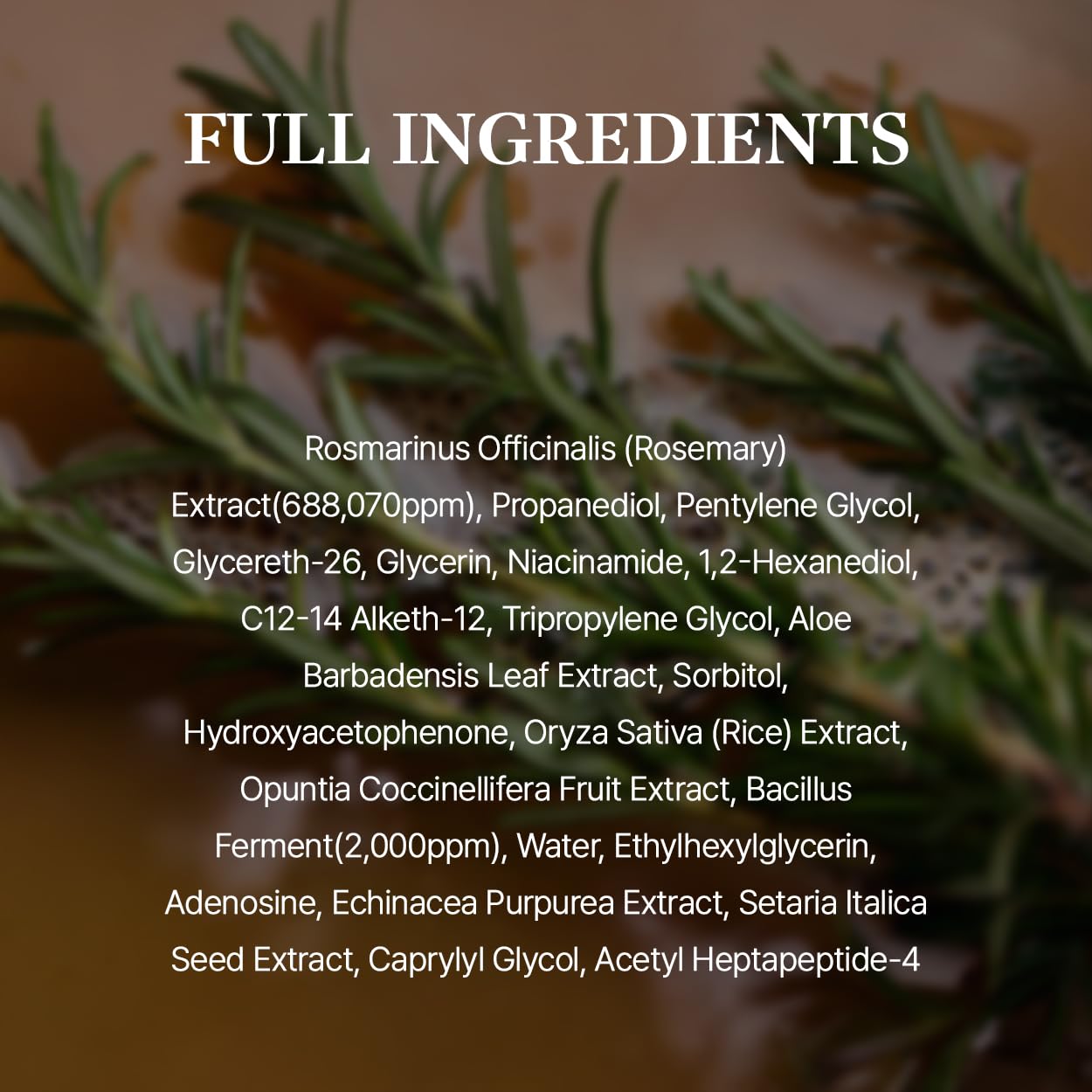 starlike Rosemary 68 Skin Biome Essence for Face | 3.38 Fl Oz (100 ml) | Micro-Bubble | 68% Concentrated Rosemary Extract | Niacinamide & Peptides | Balancing, Soothing & Calming | Korean Skincare - Image 9