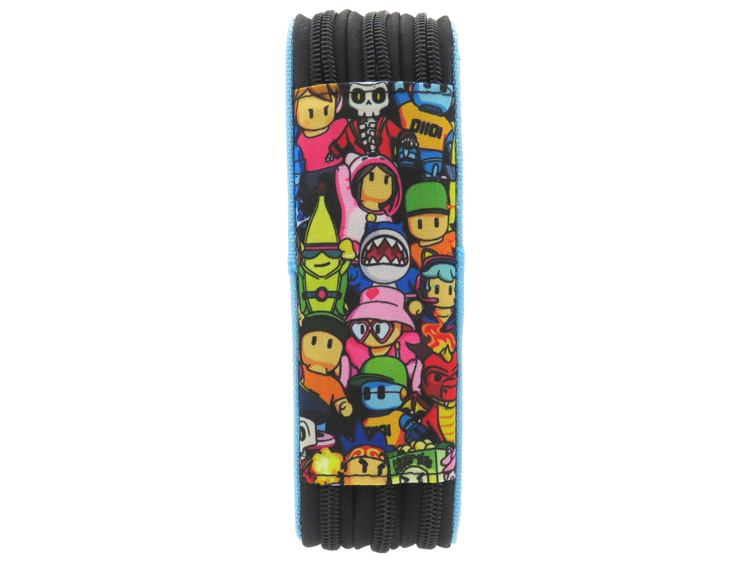 CYPBRANDS Stumble Guys astuccio a 3 scomparti licenza ufficiale per ragazzi e ragazze